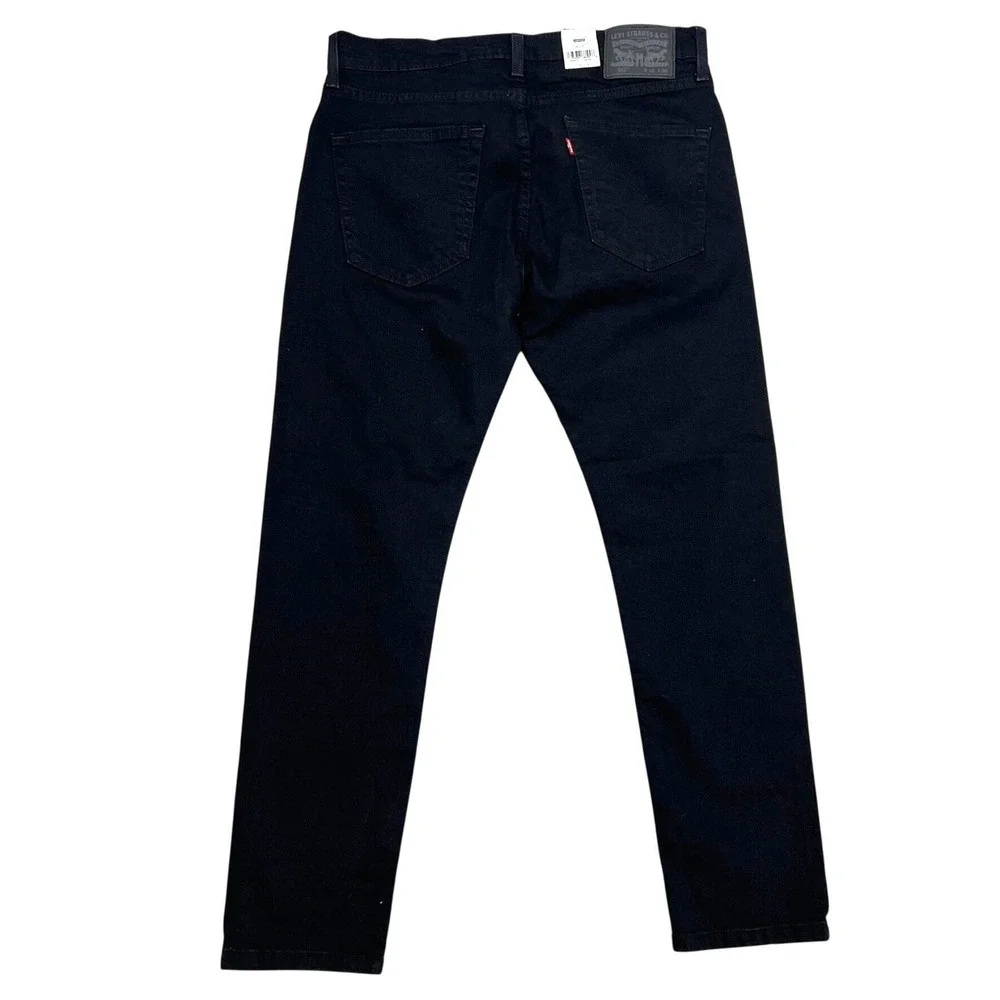 NEW Levis 512 Slim Taper Mens Jeans 33x30 Black Flex Stretch Denim Casual Zip